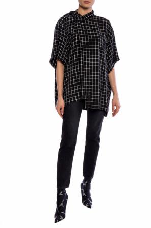 Asymmetrical check shirt, zdjęcie 2 Asymmetrical check shirt od Balenciaga
